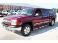 2004 Sport Red Metallic Chevrolet Silverado 1500 Z71 Crew Cab 4x4  photo #10