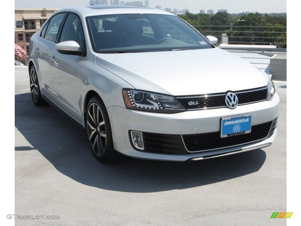 2013 Jetta GLI Autobahn - Frost Silver Metallic / Titan Black photo #1