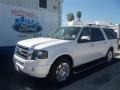 2012 White Platinum Tri-Coat Ford Expedition EL Limited 4x4  photo #29