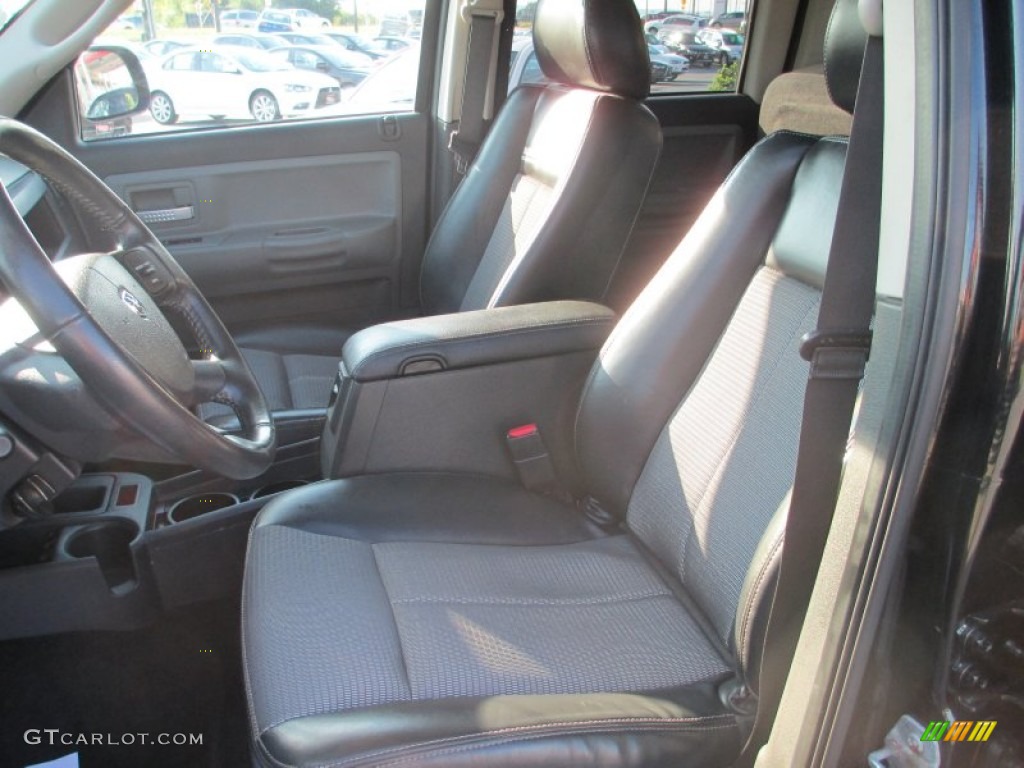 2008 Dakota Sport Crew Cab 4x4 - Brilliant Black / Dark Slate Gray/Medium Slate Gray photo #21