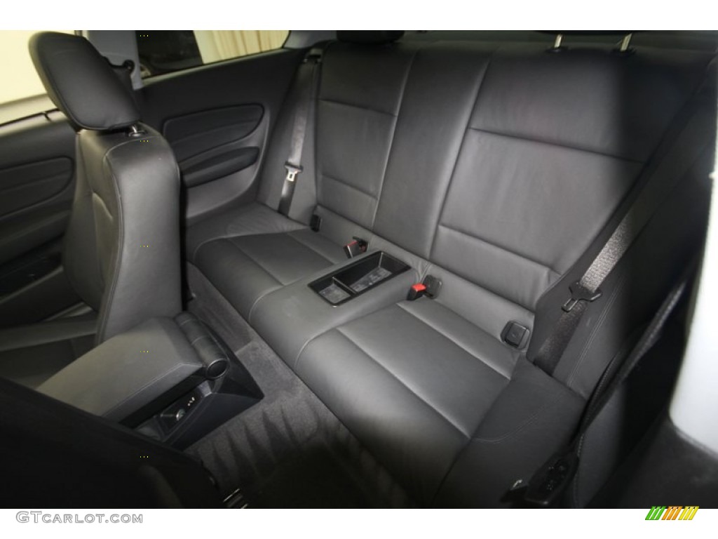 2009 BMW 1 Series 128i Coupe Rear Seat Photo #70022076