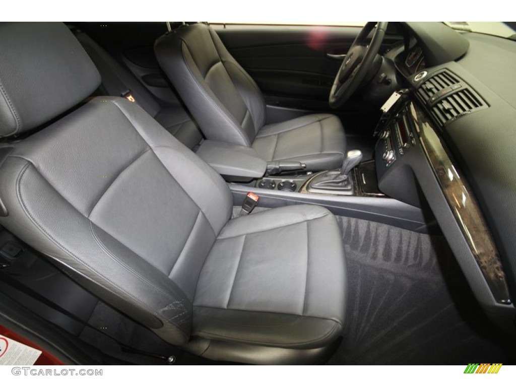 2009 1 Series 128i Coupe - Sedona Red Metallic / Black photo #33