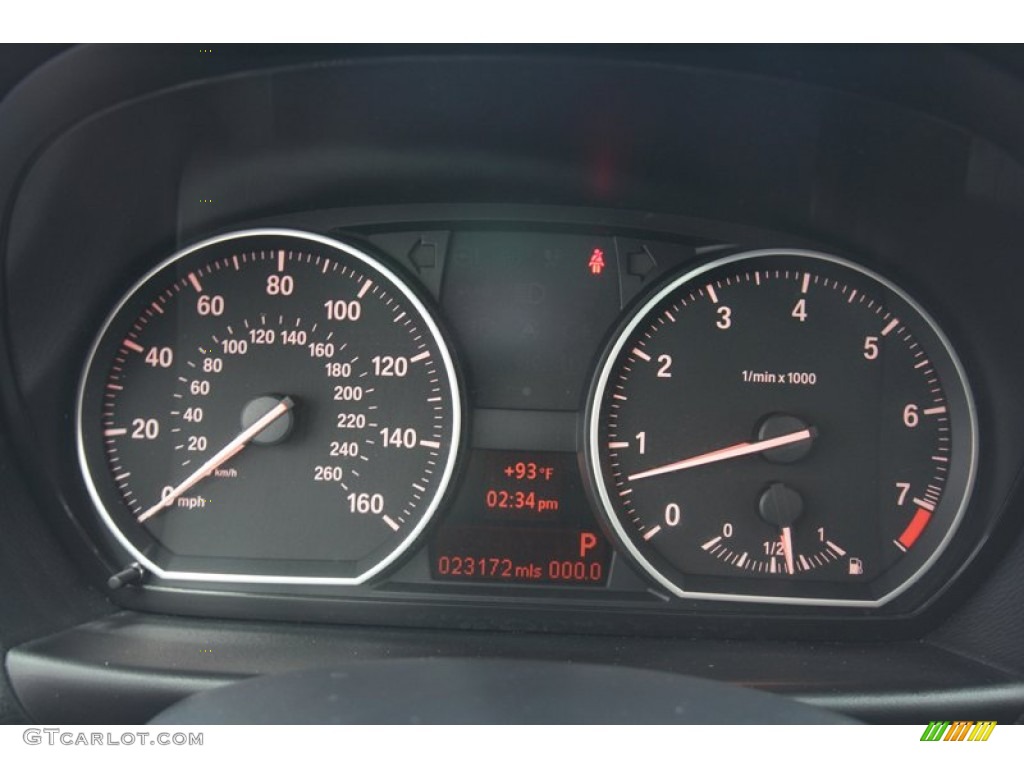 2009 BMW 1 Series 128i Coupe Gauges Photo #70022326