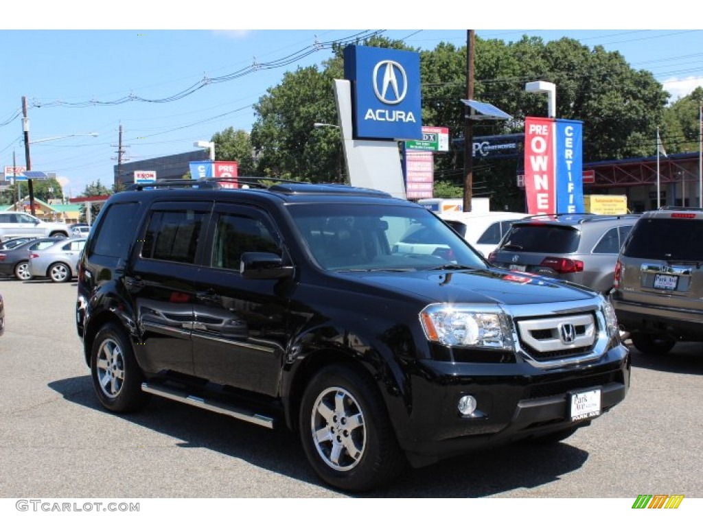 2011 Pilot Touring 4WD - Crystal Black Pearl / Black photo #1