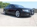 Emerald Black Metallic - A8 L 4.0T quattro Photo No. 1