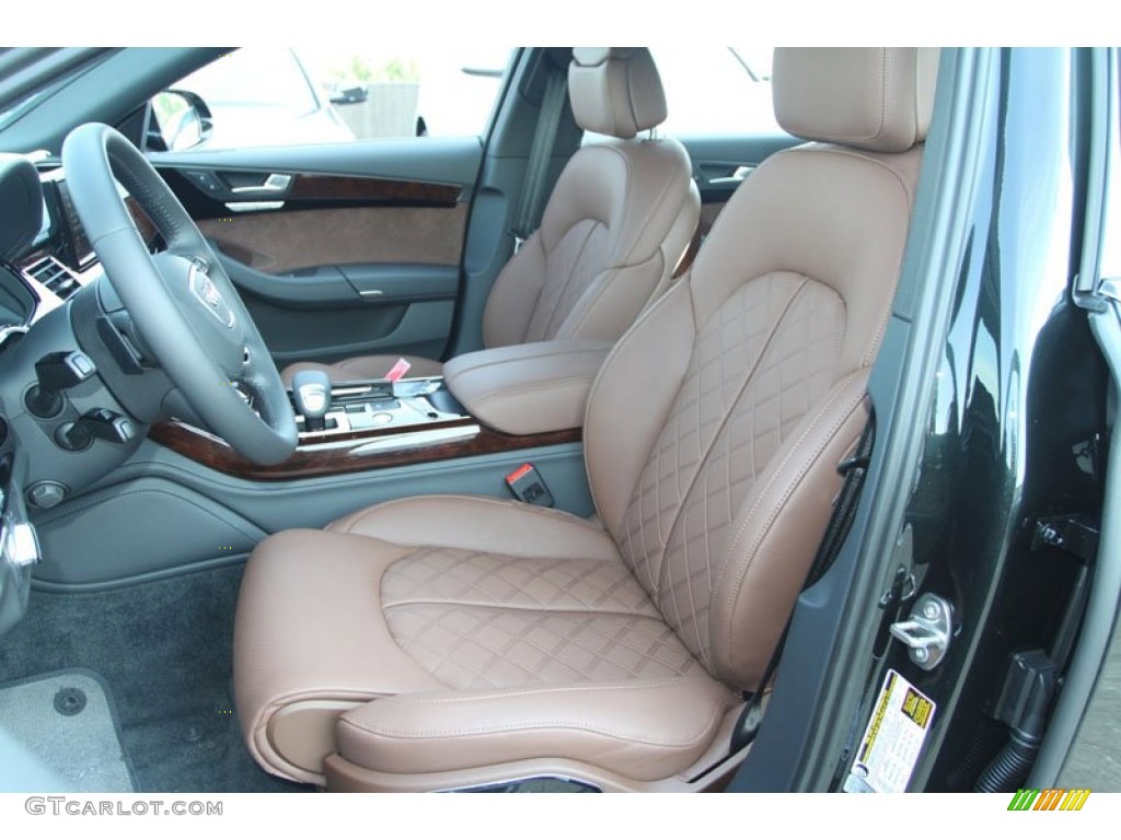2013 Audi A8 L 4.0T quattro Front Seat Photo #70023411