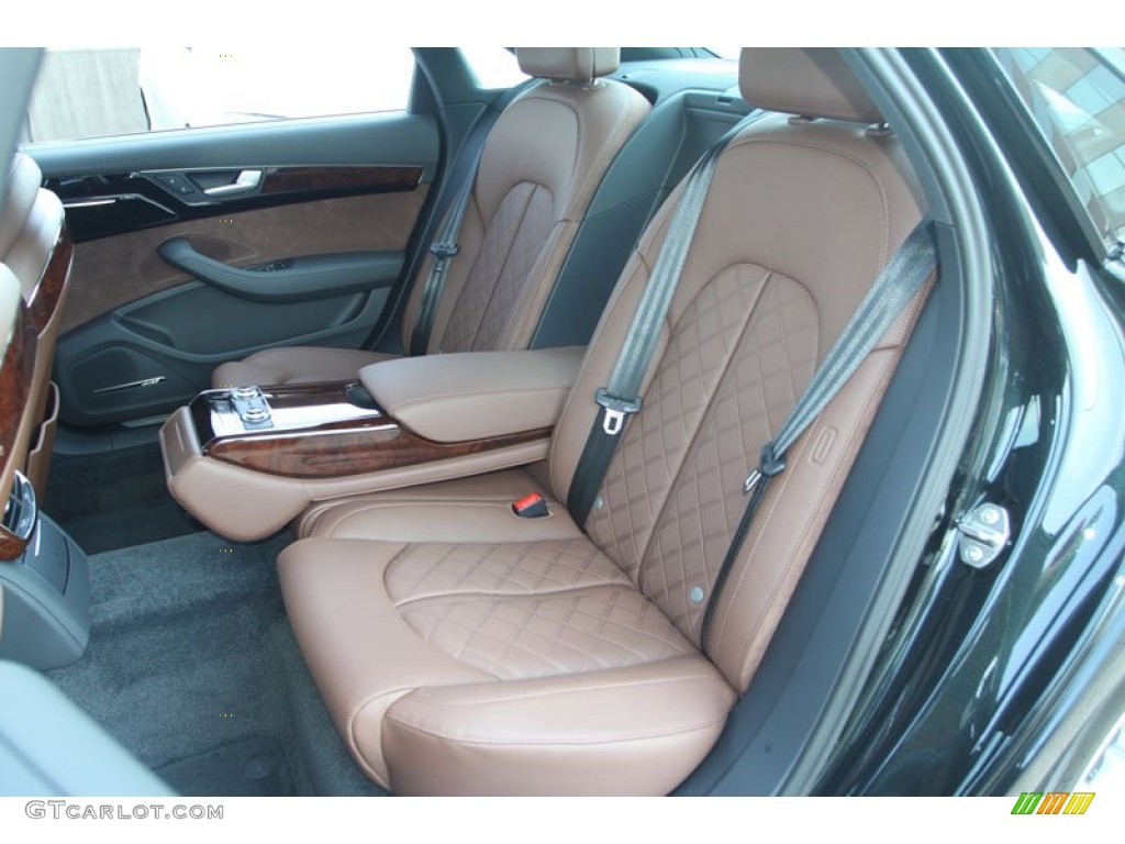 2013 Audi A8 L 4.0T quattro Rear Seat Photo #70023427