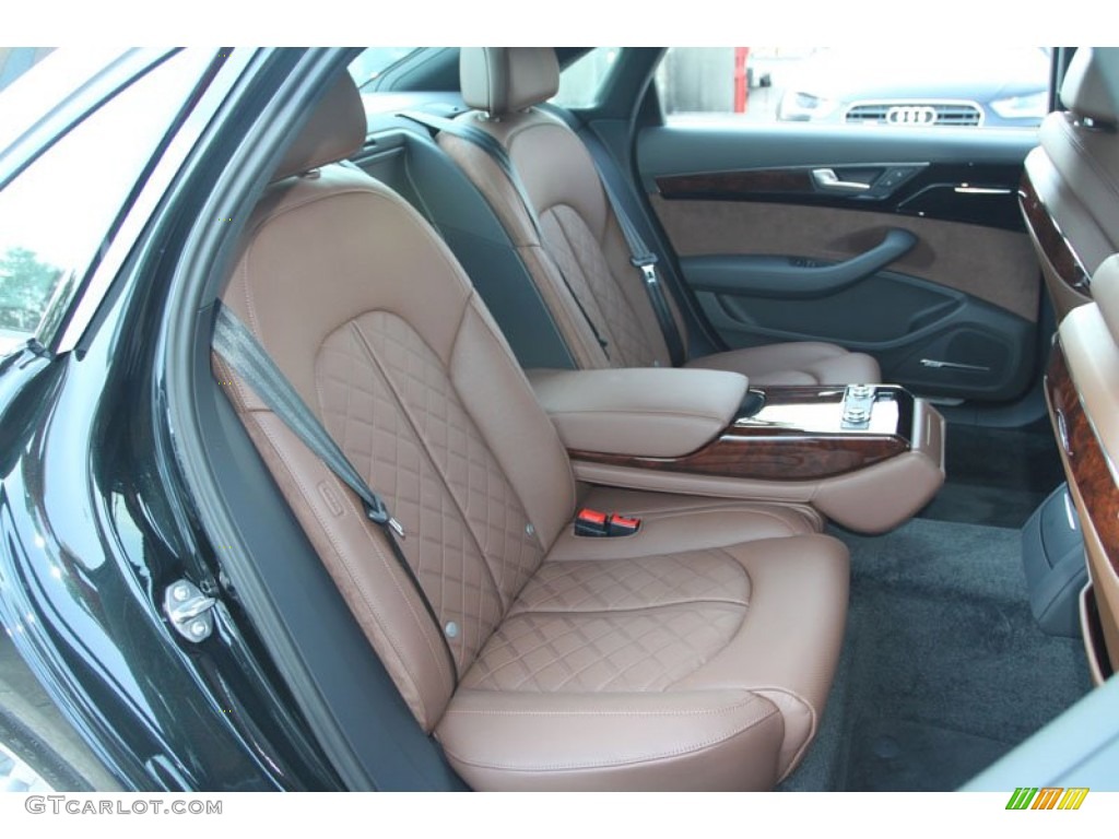 2013 Audi A8 L 4.0T quattro Rear Seat Photo #70023565