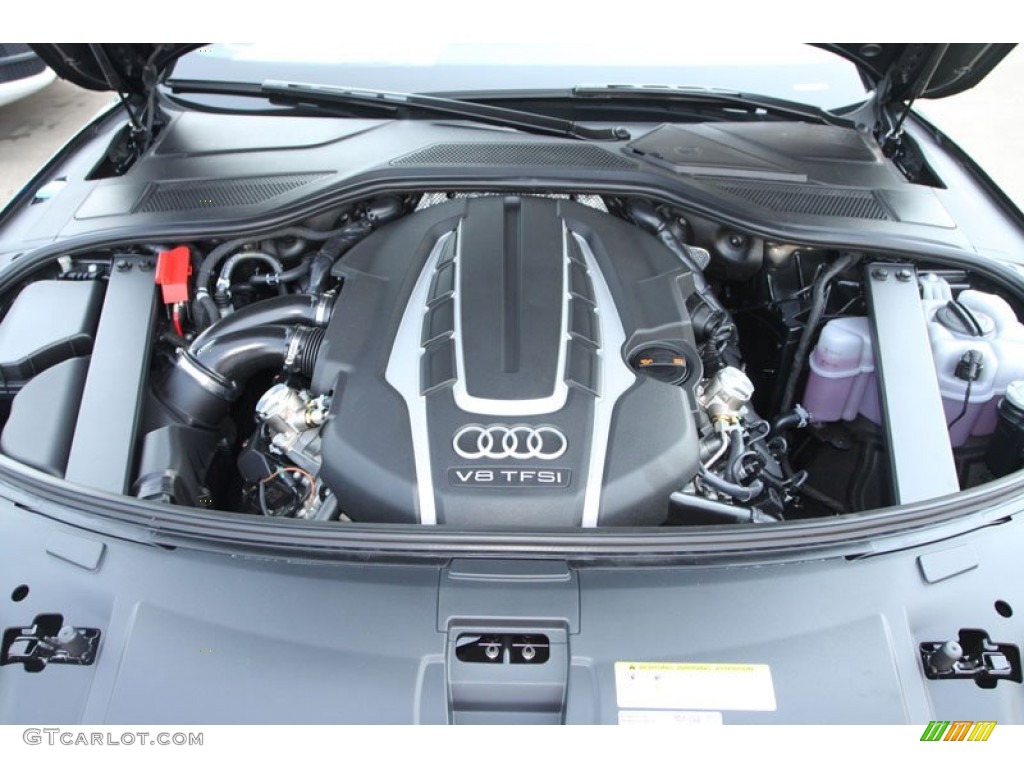 2013 Audi A8 L 4.0T quattro 4.0 Liter FSI Twin-Turbocharged DOHC 32-Valve VVT V8 Engine Photo #70023601