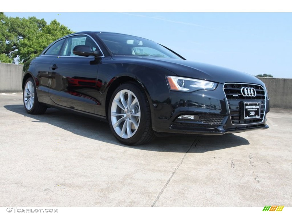 2013 A5 2.0T quattro Coupe - Phantom Black Pearl Effect / Black photo #1