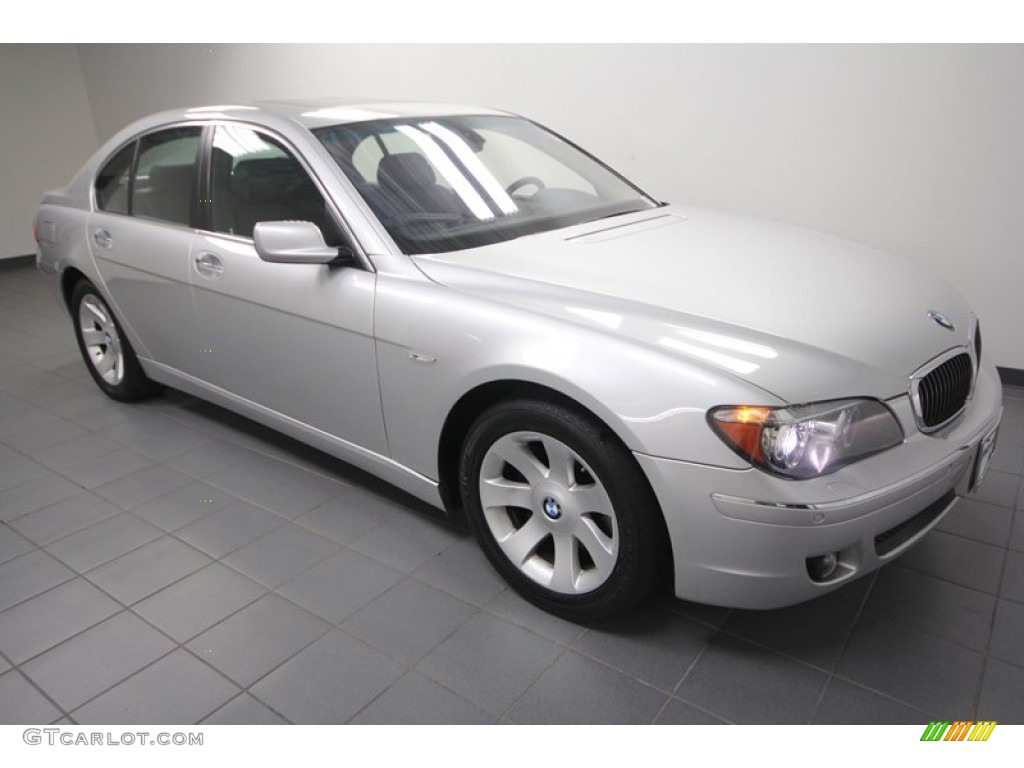 2006 7 Series 750i Sedan - Titanium Silver Metallic / Black/Black photo #8