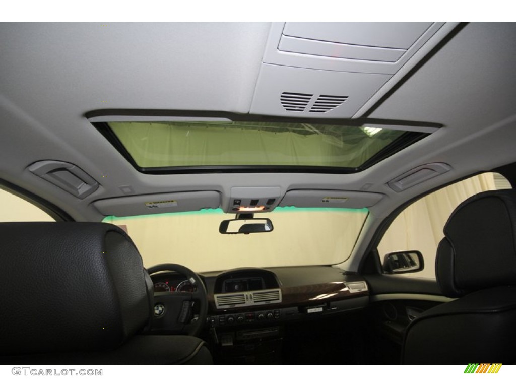 2006 7 Series 750i Sedan - Titanium Silver Metallic / Black/Black photo #34