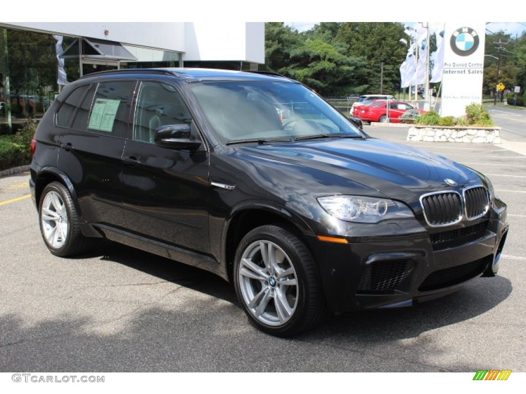 Black Sapphire Metallic 2012 BMW X5 M Standard X5 M Model Exterior Photo #70024745