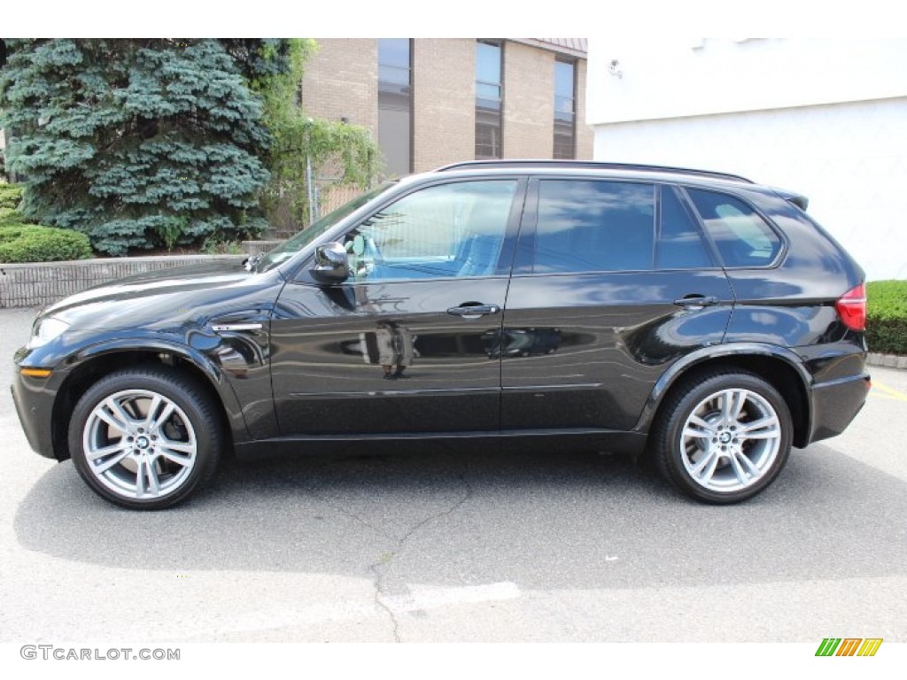 Black Sapphire Metallic 2012 BMW X5 M Standard X5 M Model Exterior Photo #70024812