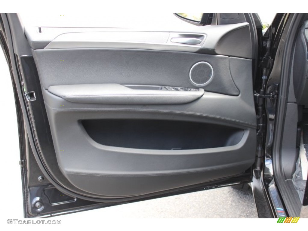 2012 BMW X5 M Standard X5 M Model Black Door Panel Photo #70024824