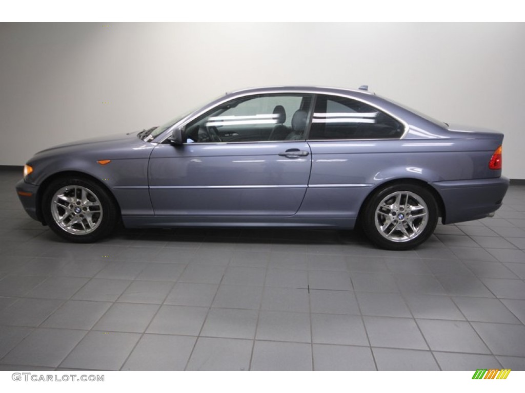 Steel Blue Metallic 2004 BMW 3 Series 325i Coupe Exterior Photo #70024855