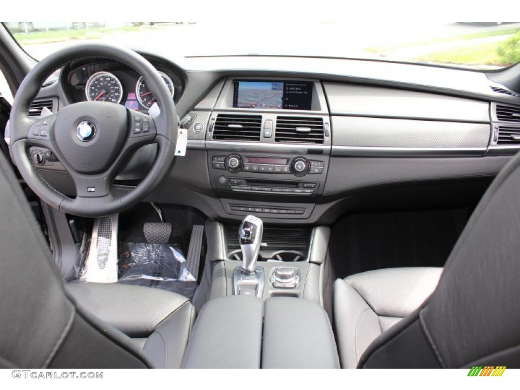 2012 BMW X5 M Standard X5 M Model Black Dashboard Photo #70024868