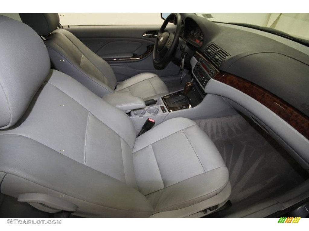Grey Interior 2004 BMW 3 Series 325i Coupe Photo #70025178