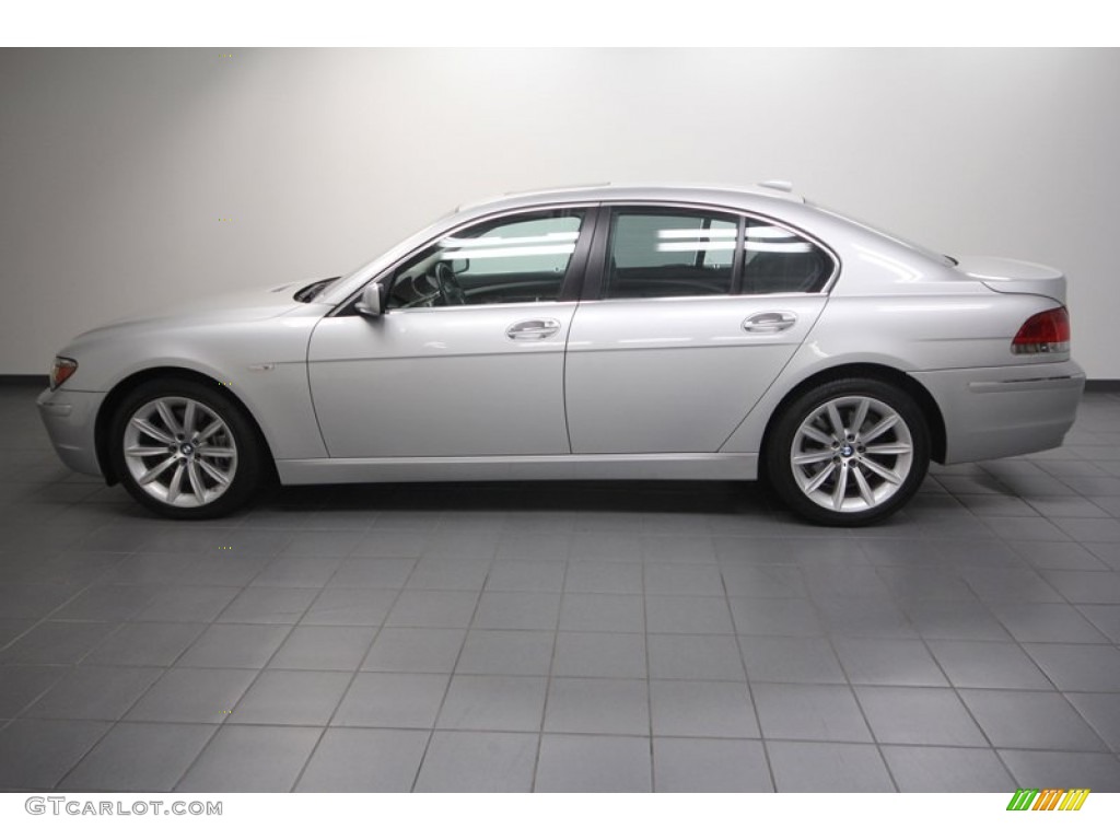 Titanium Silver Metallic 2008 BMW 7 Series 750i Sedan Exterior Photo #70026343