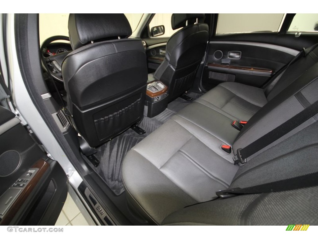 2008 7 Series 750i Sedan - Titanium Silver Metallic / Black photo #28