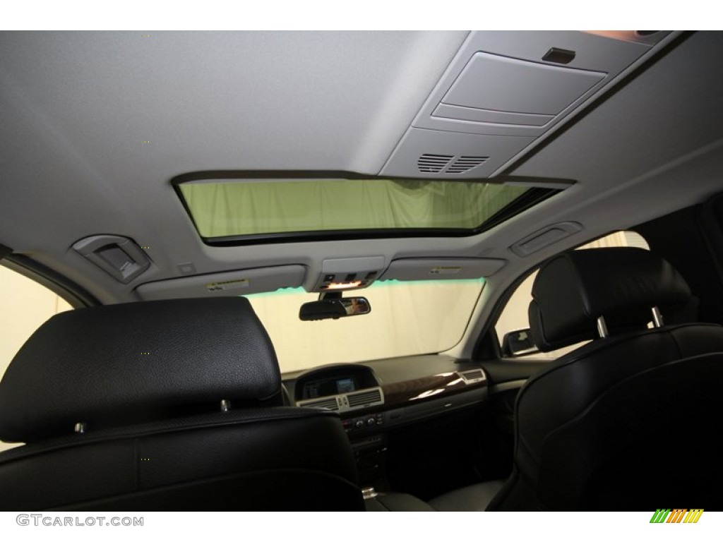 2008 7 Series 750i Sedan - Titanium Silver Metallic / Black photo #34