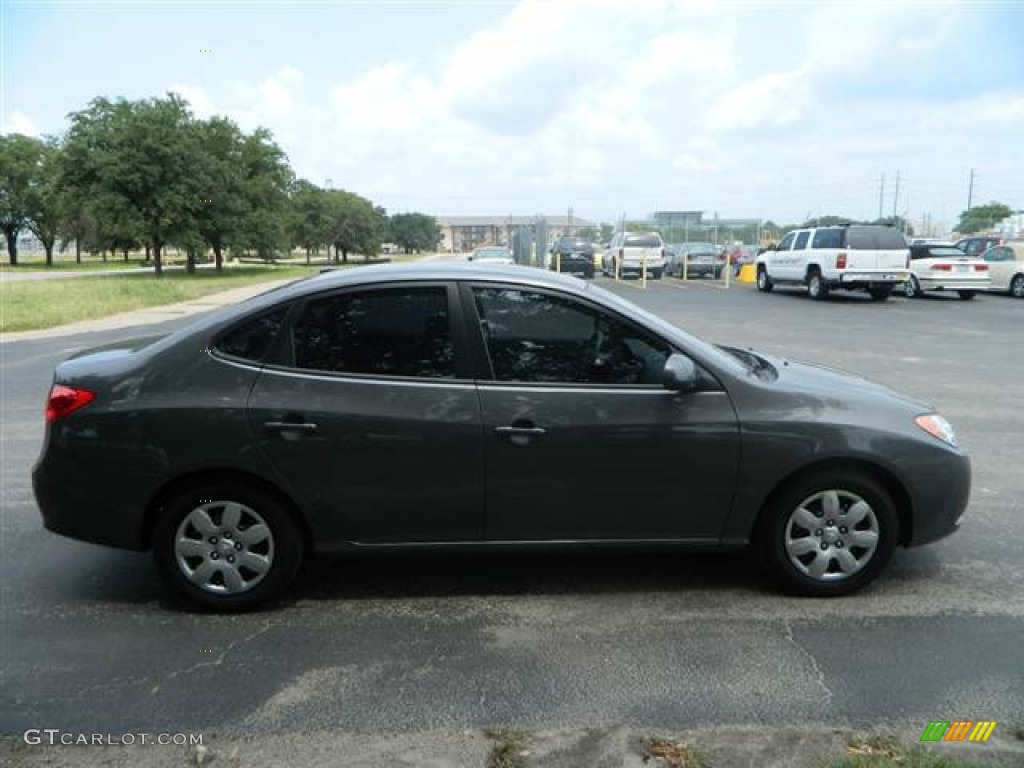 2009 Elantra SE Sedan - Carbon Gray / Gray photo #5
