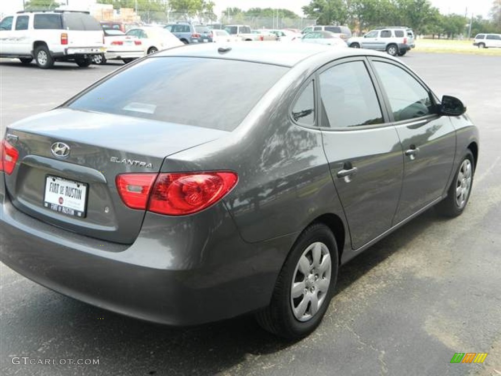 2009 Elantra SE Sedan - Carbon Gray / Gray photo #6