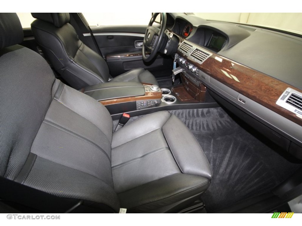 2008 7 Series 750i Sedan - Titanium Silver Metallic / Black photo #43