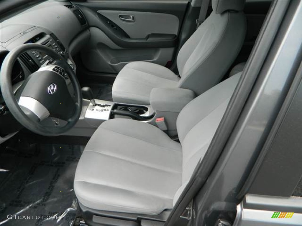 2009 Elantra SE Sedan - Carbon Gray / Gray photo #18