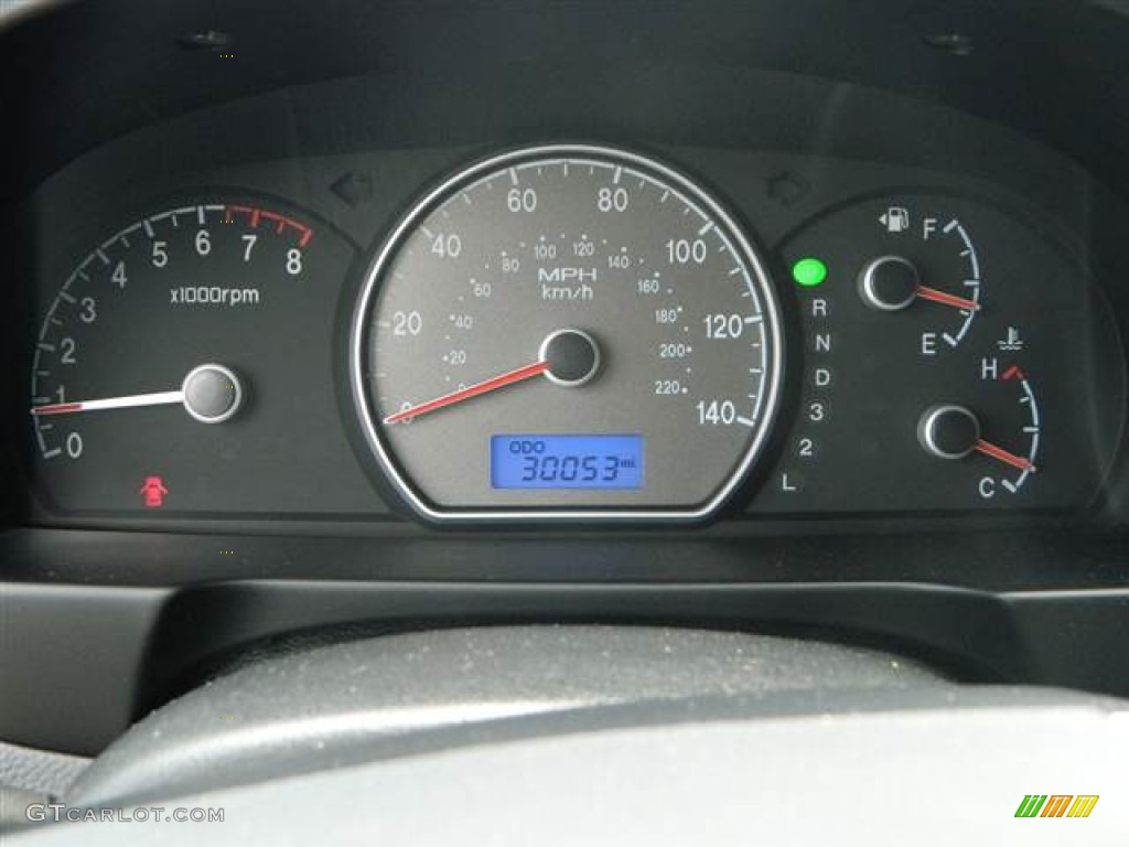 2009 Elantra SE Sedan - Carbon Gray / Gray photo #21