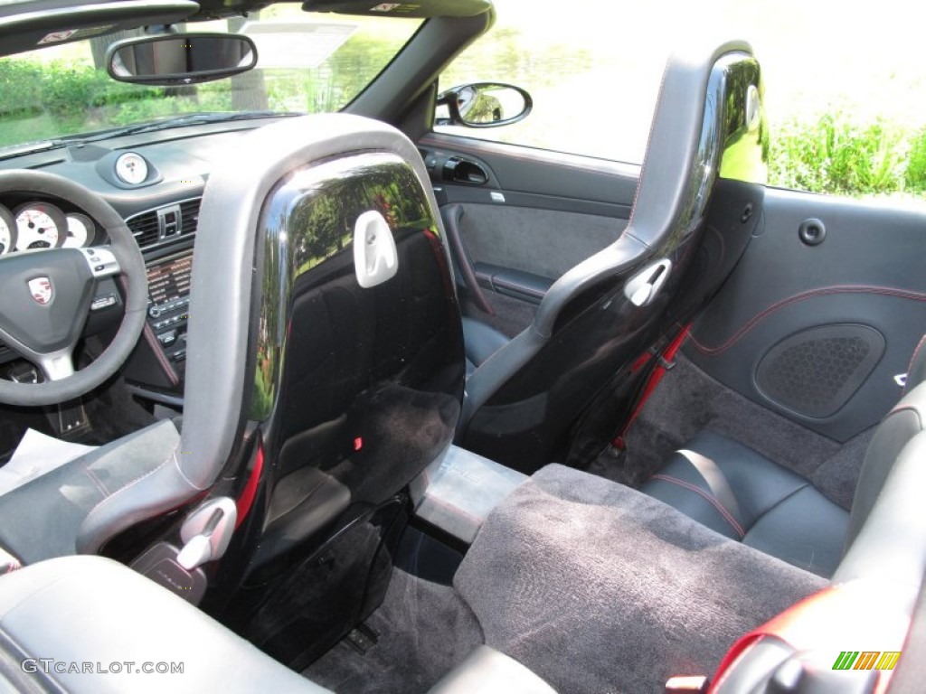 Black Interior 2009 Porsche 911 Turbo Cabriolet Photo #70026959
