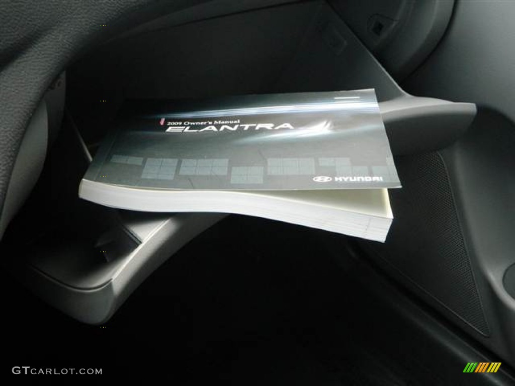 2009 Elantra SE Sedan - Carbon Gray / Gray photo #27