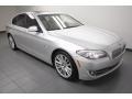 2011 Titanium Silver Metallic BMW 5 Series 550i Sedan  photo #8