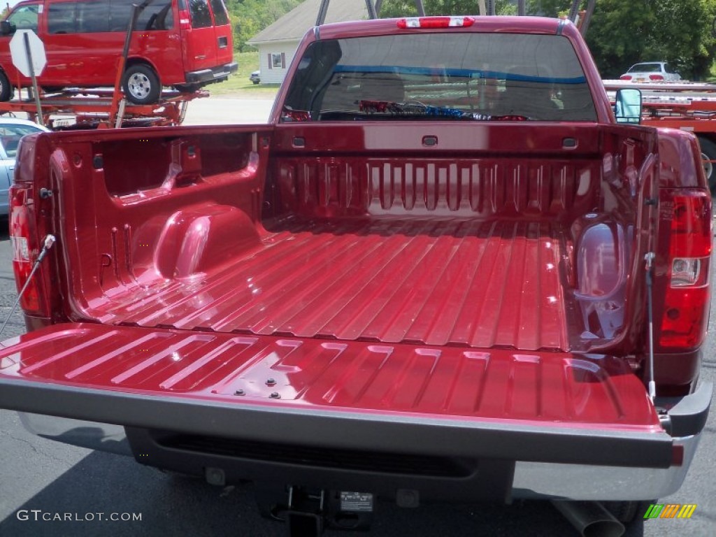 2013 Silverado 2500HD LT Crew Cab 4x4 - Deep Ruby Metallic / Ebony photo #14