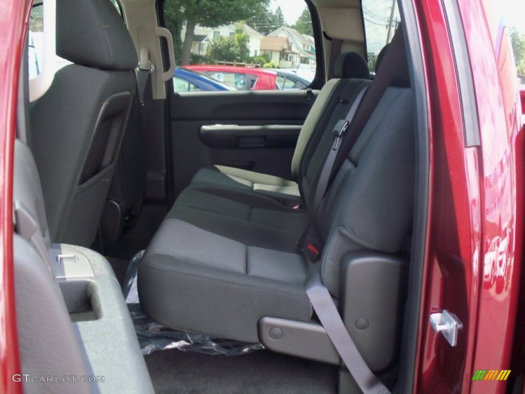2013 Chevrolet Silverado 2500HD LT Crew Cab 4x4 Rear Seat Photo #70027955