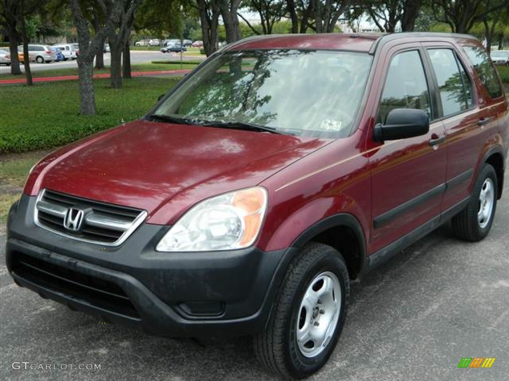 2003 CR-V LX - Chianti Red Pearl / Saddle photo #2