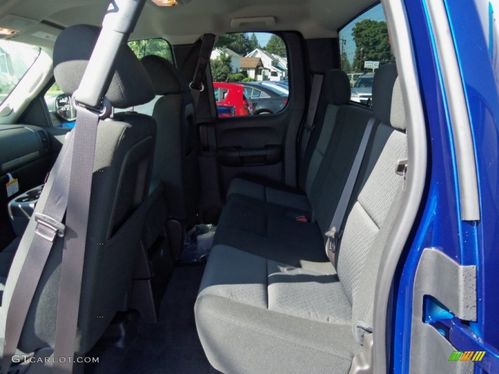 2013 Silverado 1500 LT Extended Cab 4x4 - Blue Topaz Metallic / Ebony photo #34