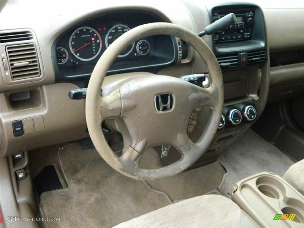 2003 CR-V LX - Chianti Red Pearl / Saddle photo #19