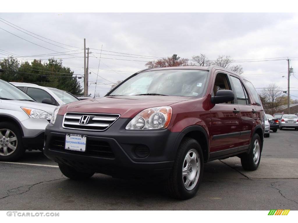 2006 CR-V LX 4WD - Redondo Red Pearl / Ivory photo #1