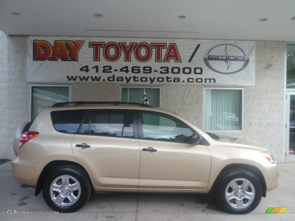 2010 RAV4 I4 4WD - Sandy Beach Metallic / Sand Beige photo #1