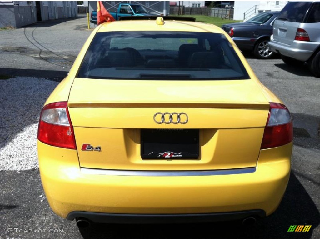 2004 S4 4.2 quattro Sedan - Imola Yellow / Black photo #5