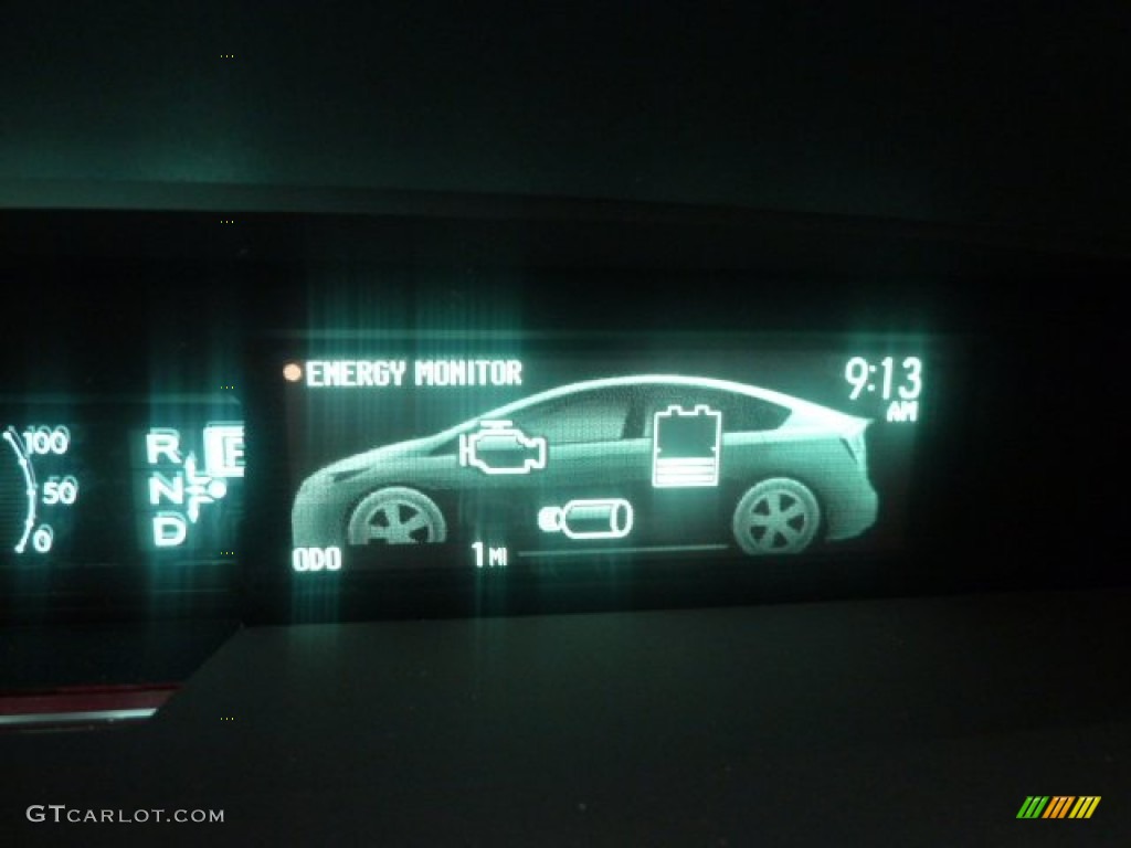 2012 Prius 3rd Gen Two Hybrid - Sea Glass Pearl / Bisque photo #19