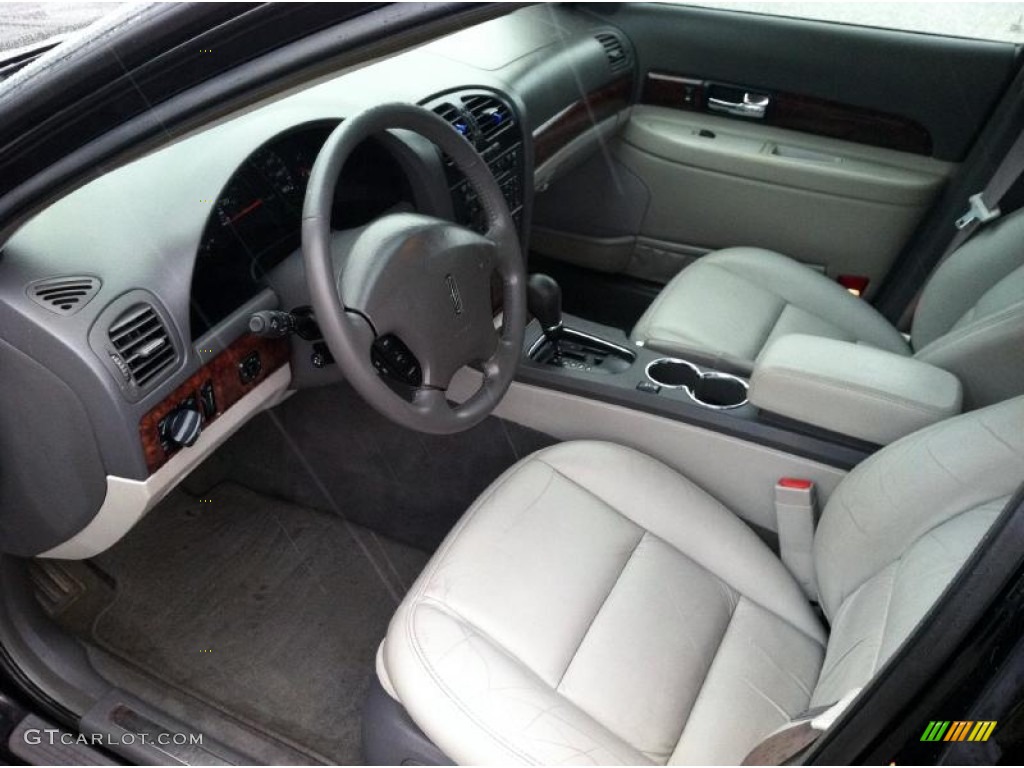 Light Graphite Interior 2002 Lincoln LS V8 Photo #70029784