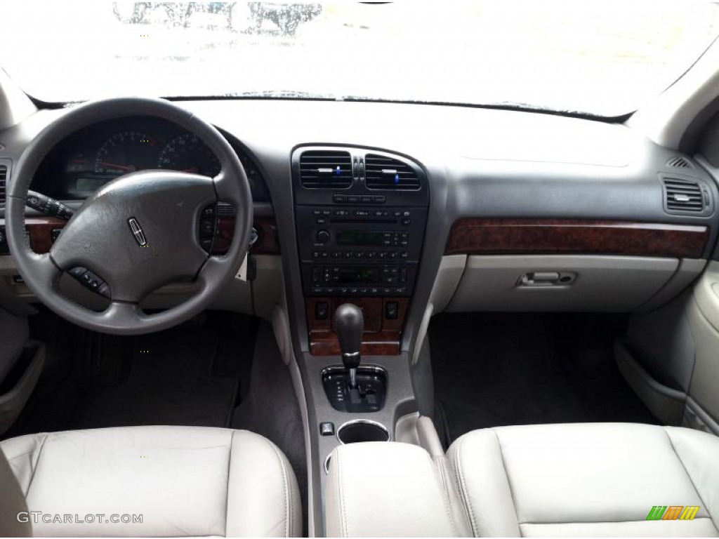 2002 Lincoln LS V8 Light Graphite Dashboard Photo #70029883