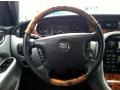 2004 Jaguar XJ Ivory Interior Steering Wheel Photo