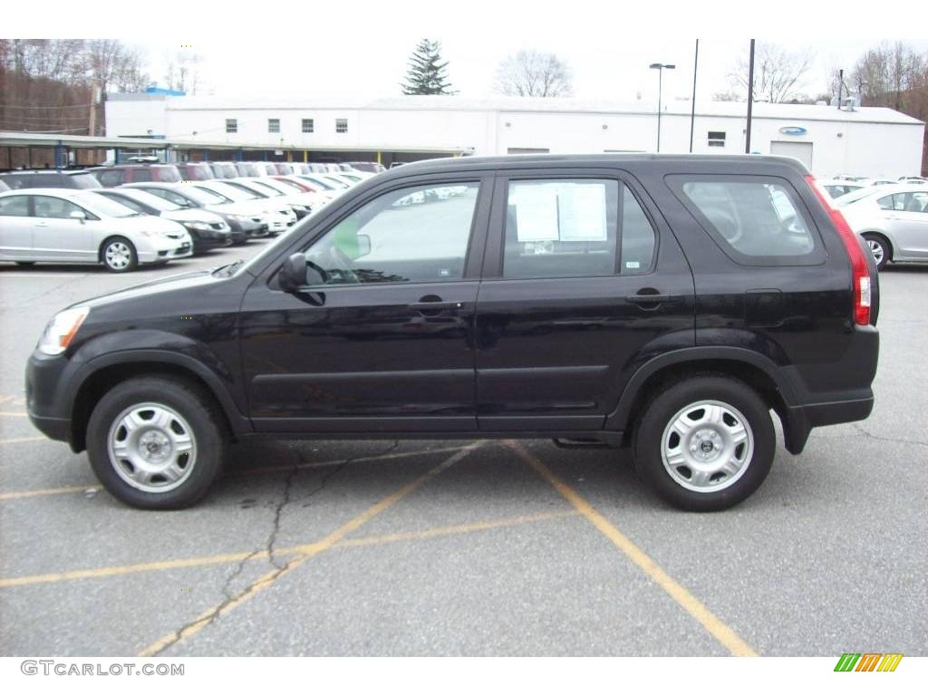 2006 CR-V LX 4WD - Nighthawk Black Pearl / Black photo #19