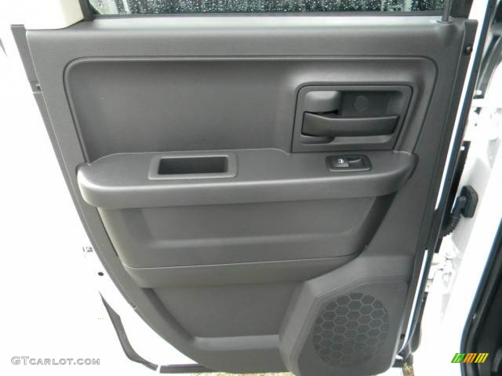 2011 Ram 1500 ST Quad Cab - Bright White / Dark Slate Gray/Medium Graystone photo #14