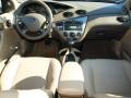 Medium Parchment 2002 Ford Focus ZTS Sedan Dashboard