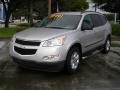 2010 Silver Ice Metallic Chevrolet Traverse LS  photo #7