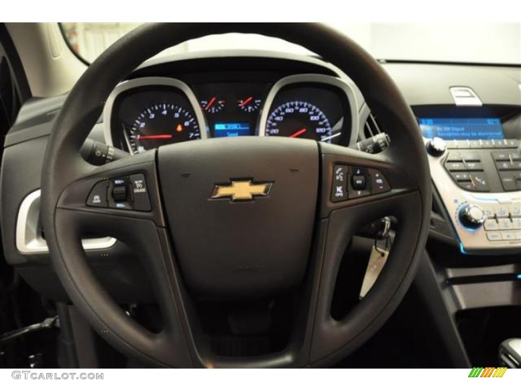 2013 Chevrolet Equinox LS Jet Black Steering Wheel Photo #70033204